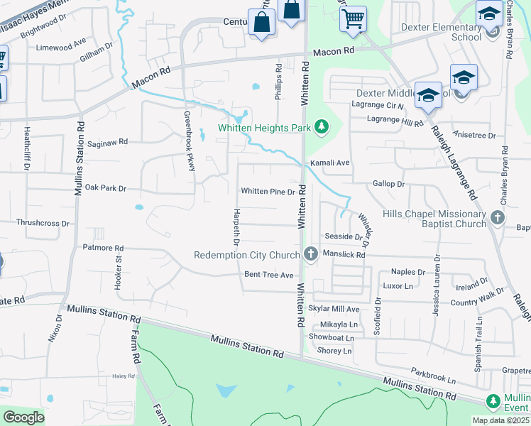 map of restaurants, bars, coffee shops, grocery stores, and more near 6721 Einat Cove in Memphis