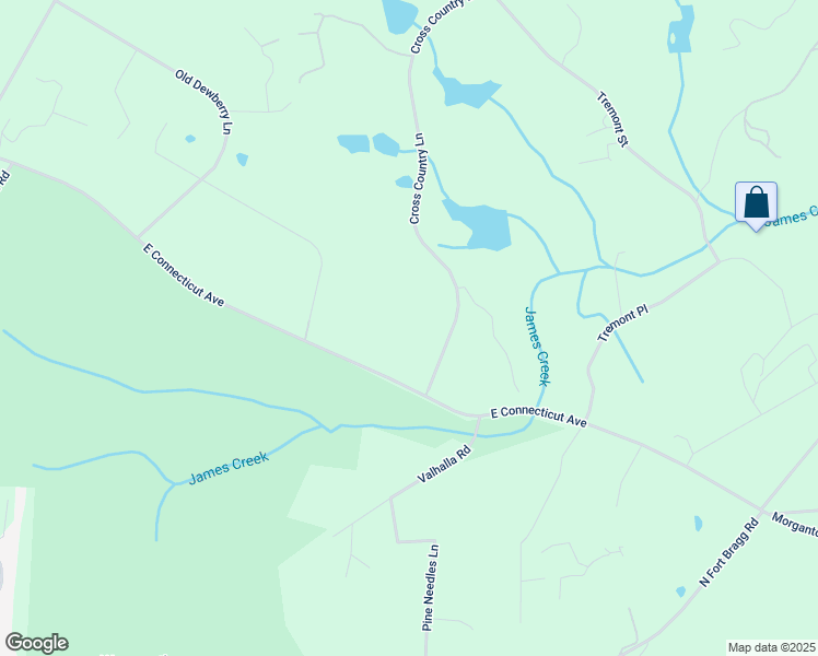 map of restaurants, bars, coffee shops, grocery stores, and more near 592 Cross Country Lane in Southern Pines
