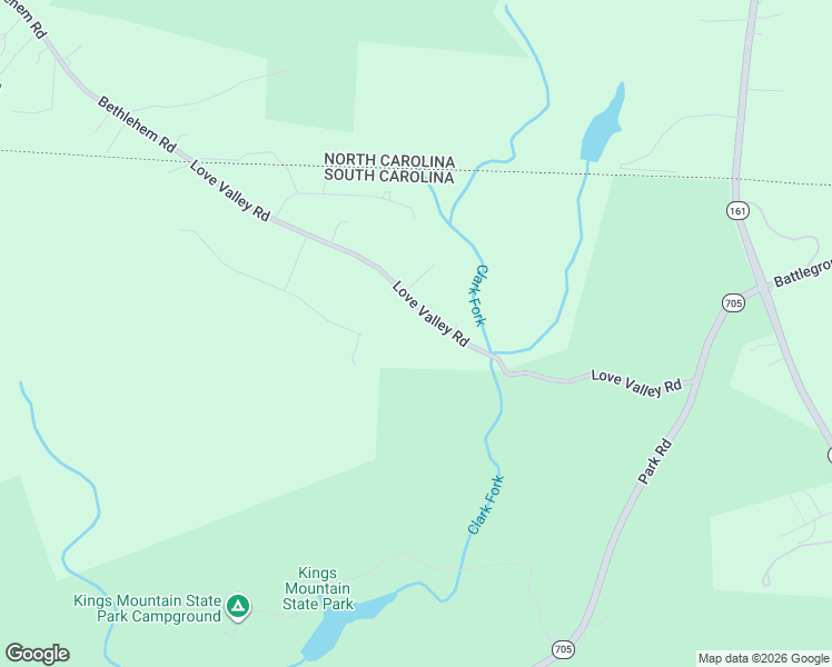 map of restaurants, bars, coffee shops, grocery stores, and more near 1030 Love Valley Road in Clover