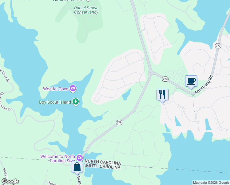 map of restaurants, bars, coffee shops, grocery stores, and more near 712 Wood Lily Dr in Belmont