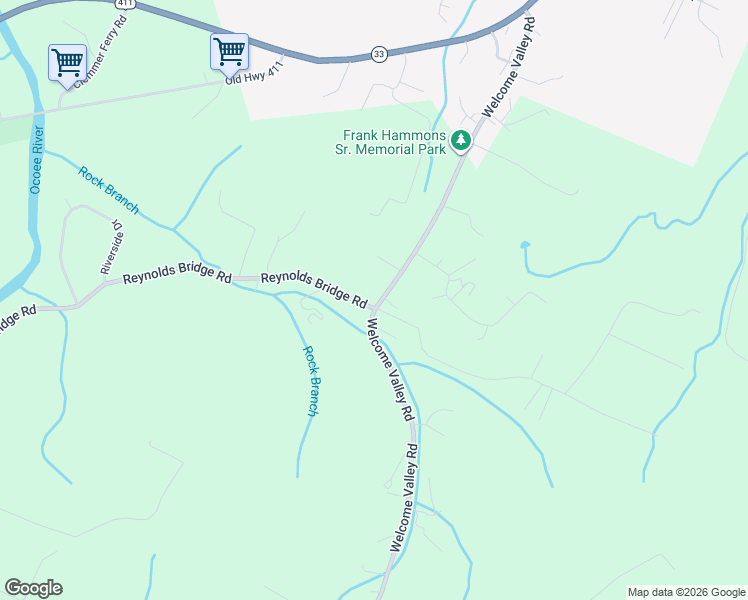 map of restaurants, bars, coffee shops, grocery stores, and more near 1654 Welcome Valley Road in Benton