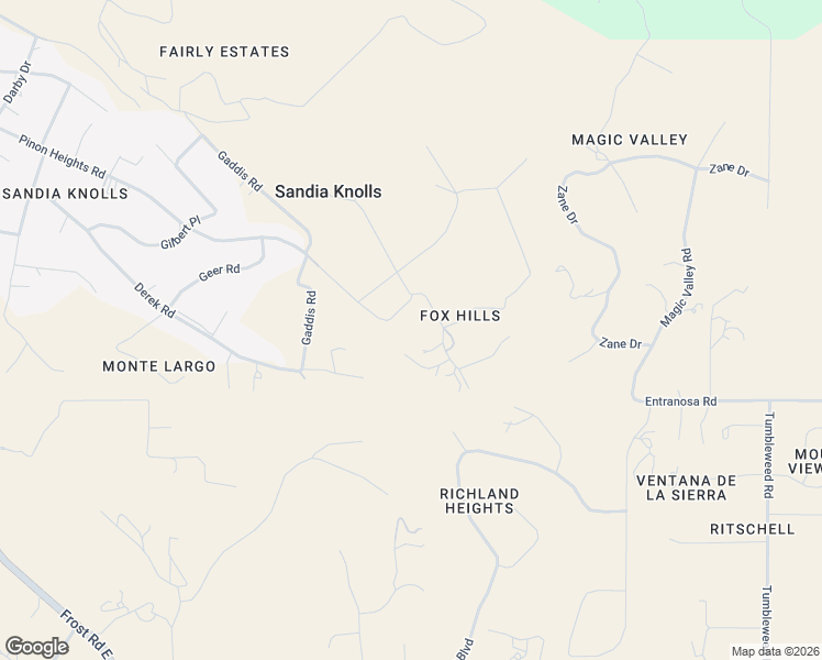 map of restaurants, bars, coffee shops, grocery stores, and more near 101 Angeles Vista Circle in Sandia Park