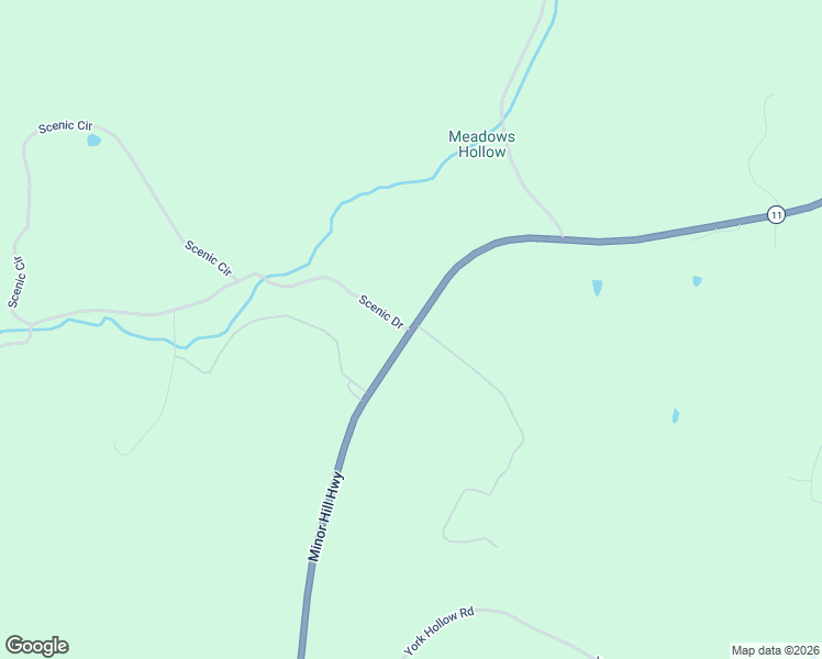 map of restaurants, bars, coffee shops, grocery stores, and more near 870 Scenic Drive in Pulaski