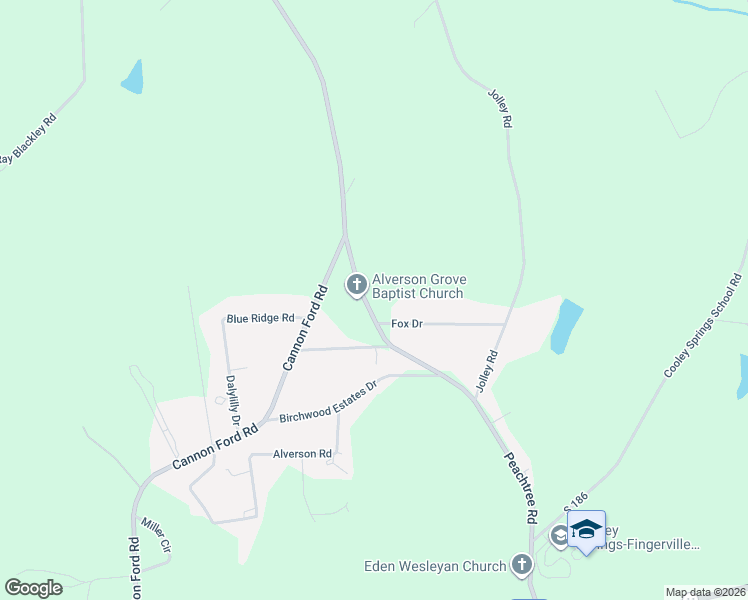 map of restaurants, bars, coffee shops, grocery stores, and more near 3690 Peachtree Road in Inman