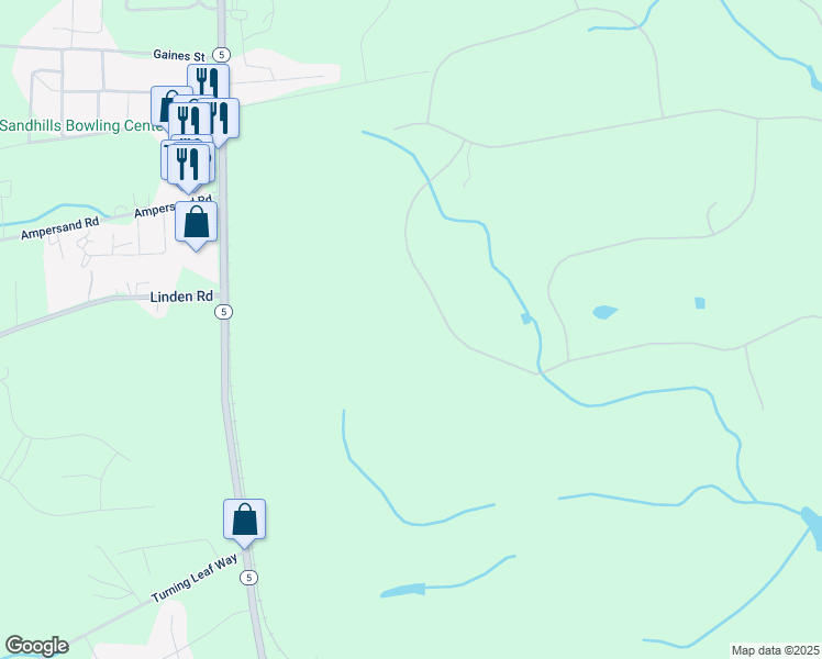 map of restaurants, bars, coffee shops, grocery stores, and more near 835 Lake Dornoch Drive in Pinehurst
