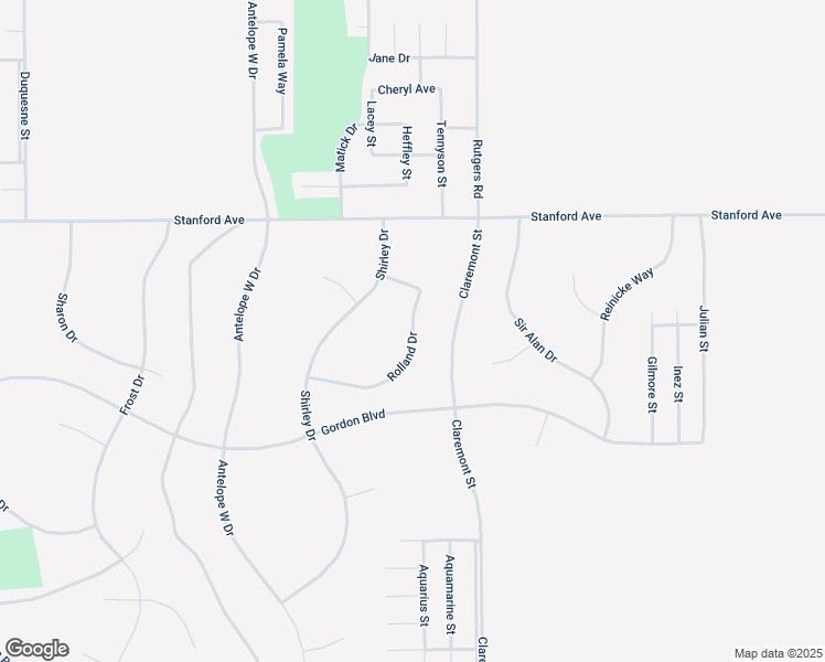 map of restaurants, bars, coffee shops, grocery stores, and more near Rolland Drive in California City