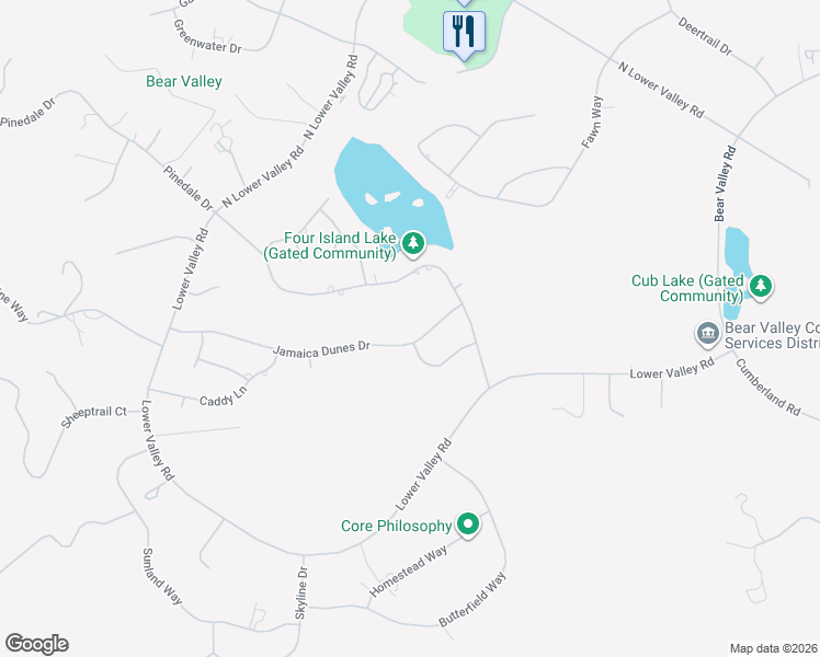 map of restaurants, bars, coffee shops, grocery stores, and more near 29571 Jamaica Dunes Drive in Tehachapi
