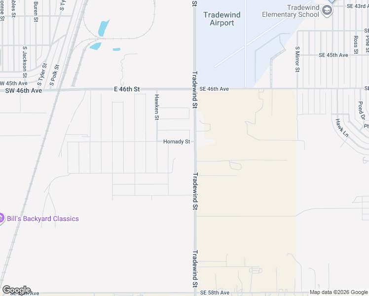 map of restaurants, bars, coffee shops, grocery stores, and more near 4600 Tradewind Street in Amarillo