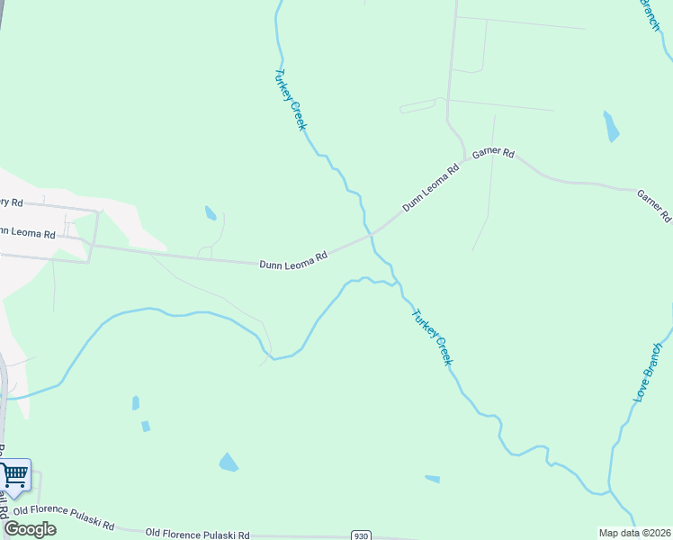 map of restaurants, bars, coffee shops, grocery stores, and more near 320 Dunn Leoma Road in Leoma