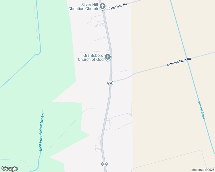 map of restaurants, bars, coffee shops, grocery stores, and more near 1365 North Carolina 306 in Grantsboro