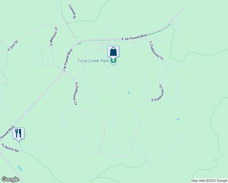map of restaurants, bars, coffee shops, grocery stores, and more near 3358 South Tourmaline Drive in Flagstaff