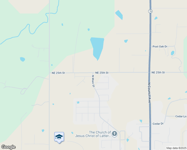 map of restaurants, bars, coffee shops, grocery stores, and more near 10312 310th Street in Blanchard