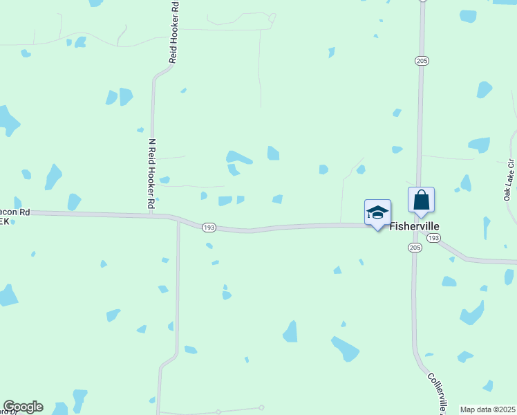 map of restaurants, bars, coffee shops, grocery stores, and more near 11670 Macon Road in Shelby County