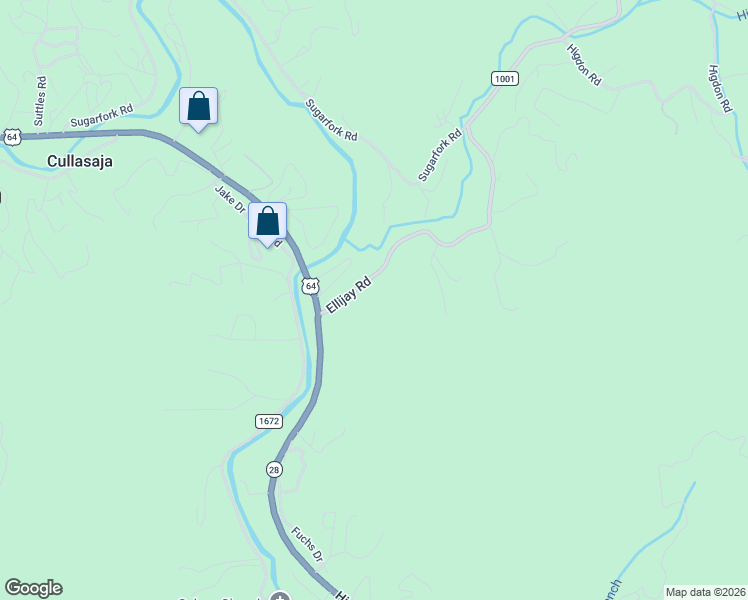 map of restaurants, bars, coffee shops, grocery stores, and more near 175 Ellijay Road in Franklin