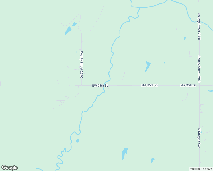 map of restaurants, bars, coffee shops, grocery stores, and more near Northwest 25th Street in Blanchard