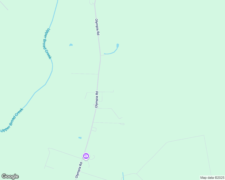 map of restaurants, bars, coffee shops, grocery stores, and more near 1542 Olympia Road in New Bern