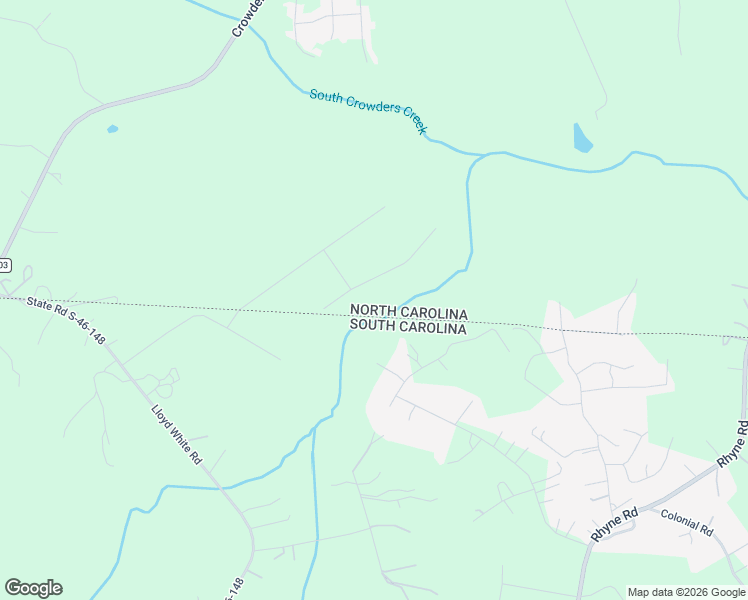 map of restaurants, bars, coffee shops, grocery stores, and more near 335 South Fork Meadows Road in Gastonia