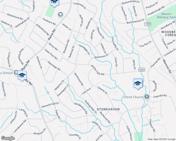 map of restaurants, bars, coffee shops, grocery stores, and more near in Charlotte