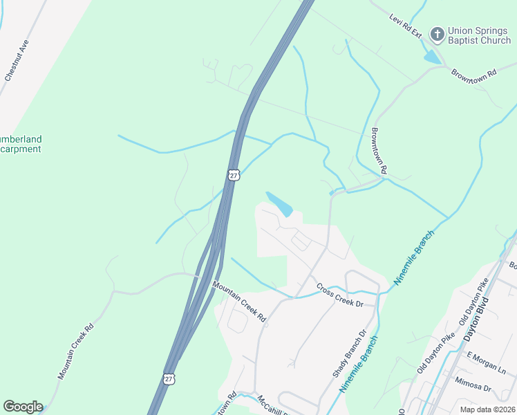 map of restaurants, bars, coffee shops, grocery stores, and more near 925 Traditions Drive in Chattanooga