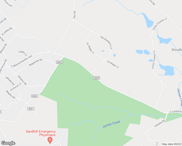 map of restaurants, bars, coffee shops, grocery stores, and more near East Connecticut Avenue in Southern Pines