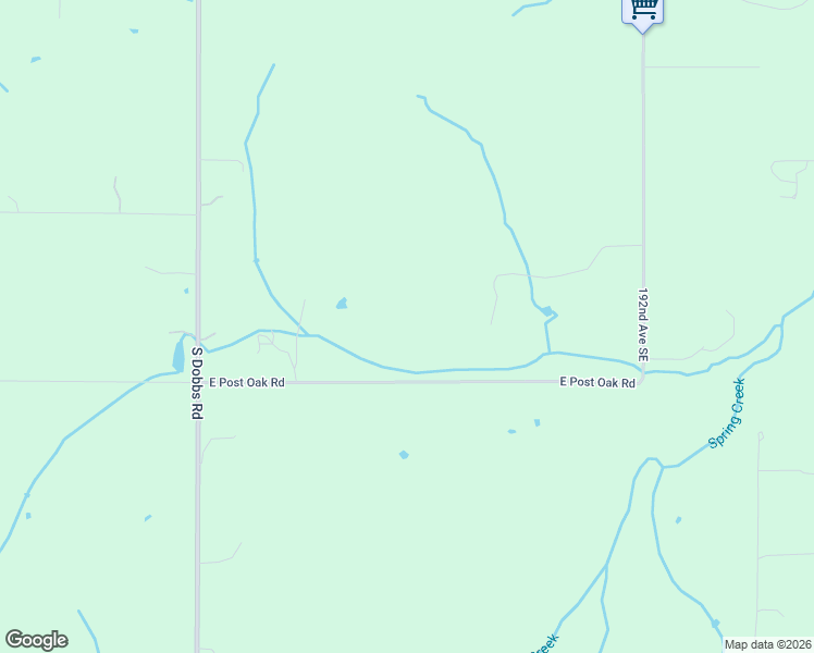 map of restaurants, bars, coffee shops, grocery stores, and more near 18555 East Post Oak Road in Noble