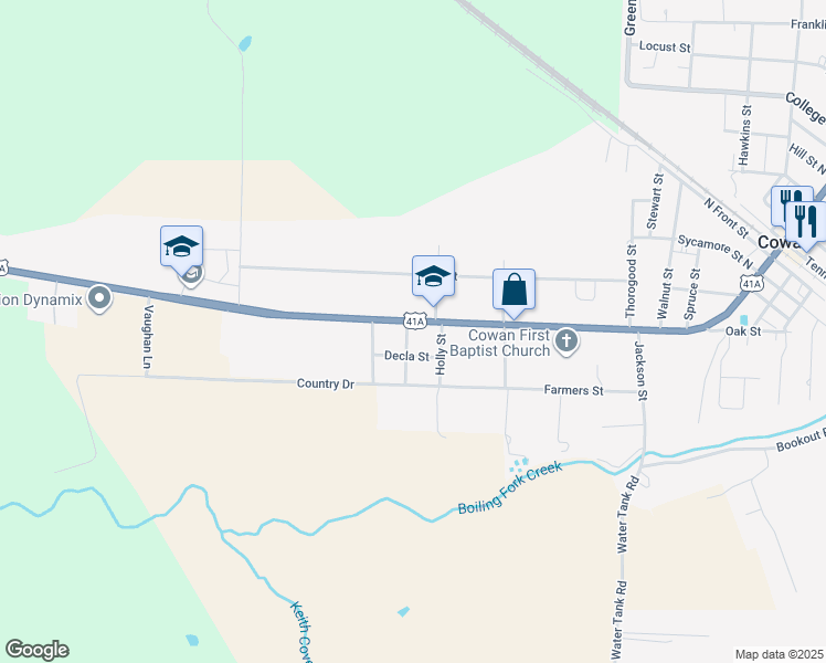 508 Cumberland Street West, Cowan TN Walk Score