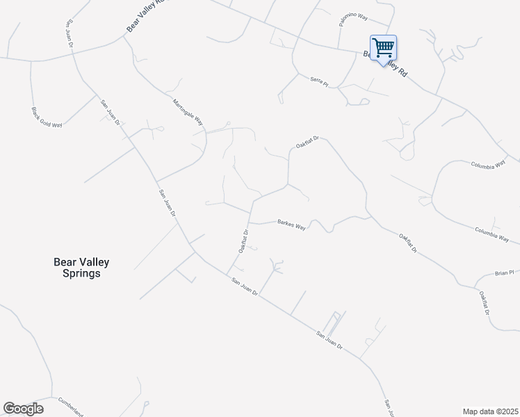 map of restaurants, bars, coffee shops, grocery stores, and more near 27570 Oakflat Drive in Tehachapi