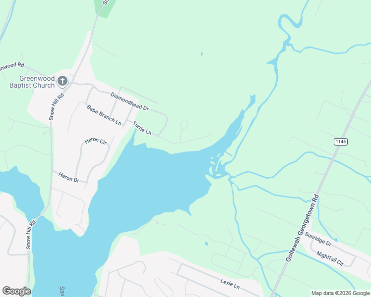 map of restaurants, bars, coffee shops, grocery stores, and more near 8102 Turtle Lane in Ooltewah