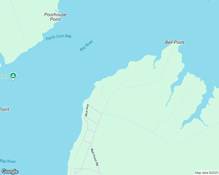 map of restaurants, bars, coffee shops, grocery stores, and more near 1541 Bell Point Road in Merritt