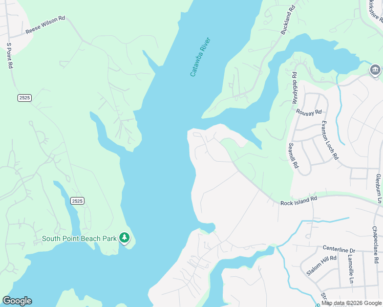 map of restaurants, bars, coffee shops, grocery stores, and more near 7320 Lakefront Drive in Charlotte