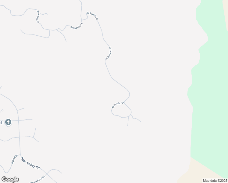 map of restaurants, bars, coffee shops, grocery stores, and more near 23781 El Rancho Drive in Tehachapi