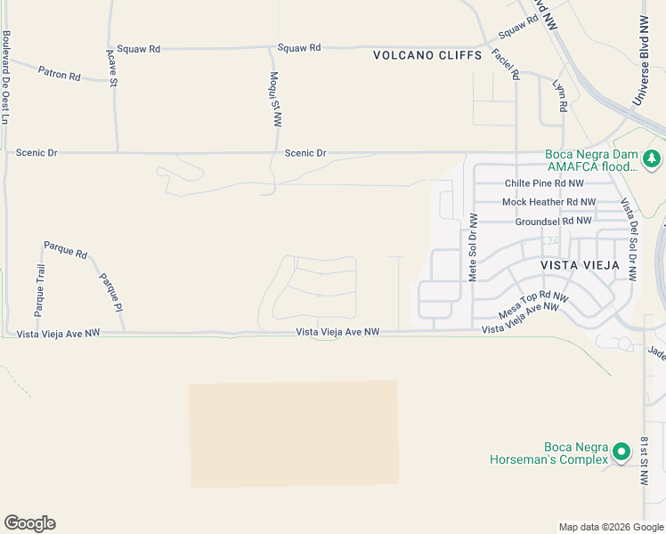 map of restaurants, bars, coffee shops, grocery stores, and more near 9024 Retablo Rd. NW in Albuquerque