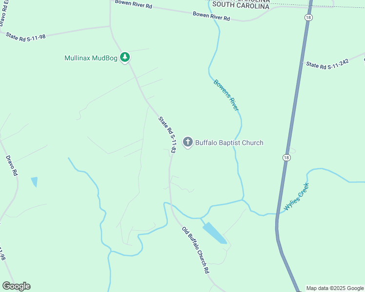 map of restaurants, bars, coffee shops, grocery stores, and more near 618 Old Buffalo Church Road in Blacksburg
