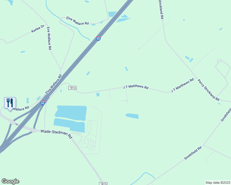 map of restaurants, bars, coffee shops, grocery stores, and more near 5120 J T Matthews Road in Wade
