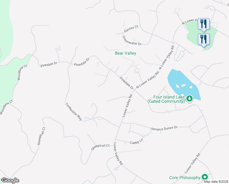 map of restaurants, bars, coffee shops, grocery stores, and more near 30181 Knight Court in Tehachapi