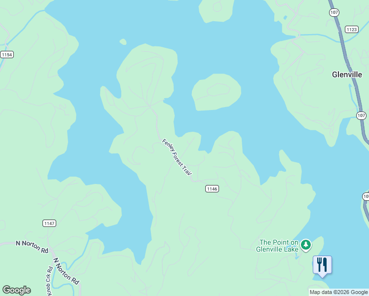 map of restaurants, bars, coffee shops, grocery stores, and more near 75 Gunpoint Road in Cullowhee