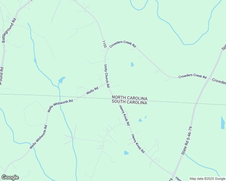 map of restaurants, bars, coffee shops, grocery stores, and more near 1021 Unity Church Road in Kings Mountain
