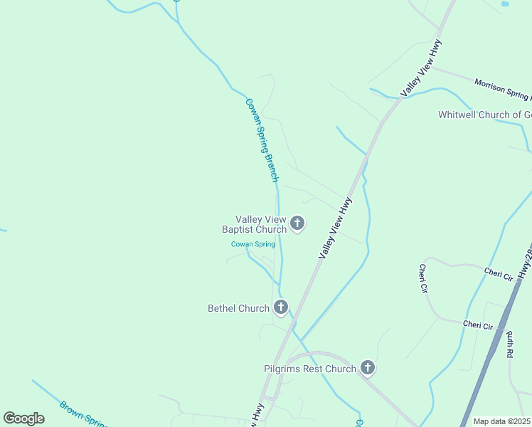 map of restaurants, bars, coffee shops, grocery stores, and more near 531 Bob Mosley Road in Whitwell