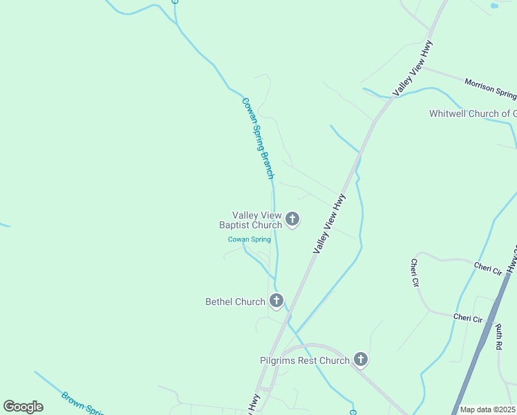 map of restaurants, bars, coffee shops, grocery stores, and more near 531 Bob Mosley Road in Whitwell
