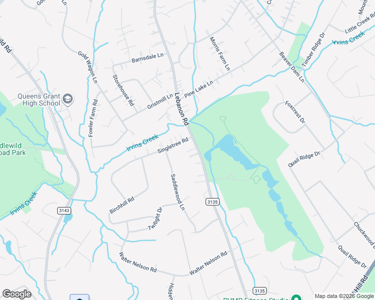 map of restaurants, bars, coffee shops, grocery stores, and more near 5625 Lebanon Road in Mint Hill