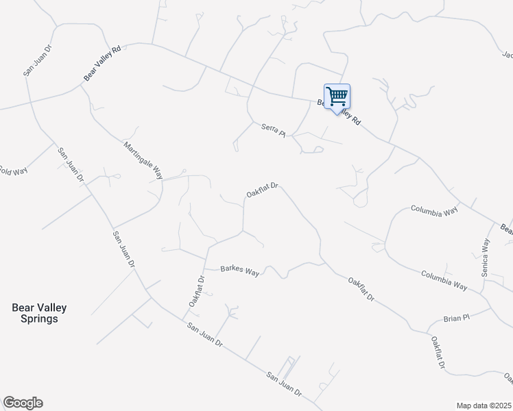 map of restaurants, bars, coffee shops, grocery stores, and more near 27350 Oakflat Drive in Tehachapi