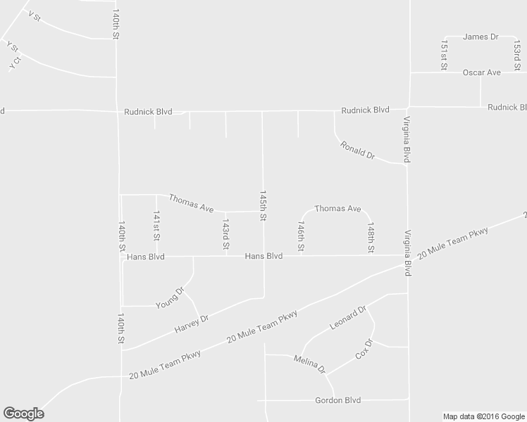 map of restaurants, bars, coffee shops, grocery stores, and more near Thomas Avenue in California City