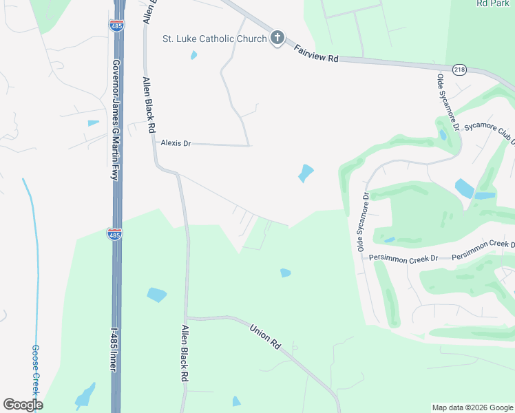 map of restaurants, bars, coffee shops, grocery stores, and more near 6716 Long Road in Mint Hill