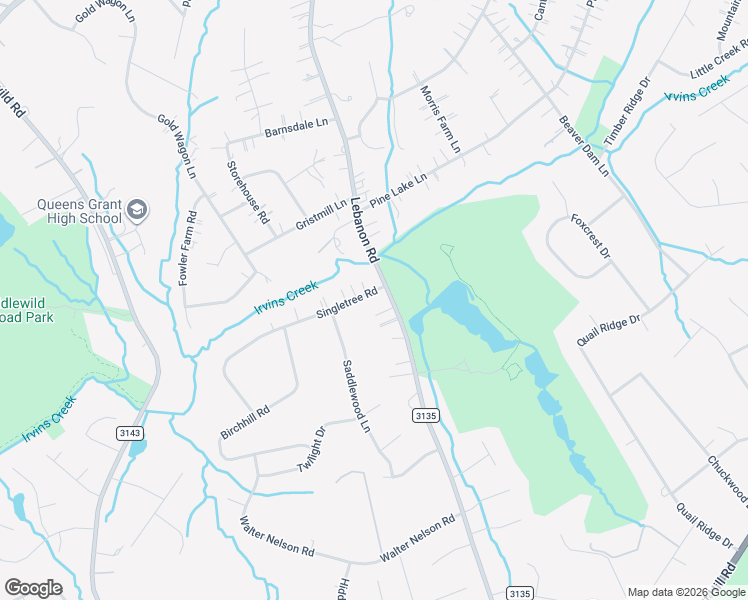 map of restaurants, bars, coffee shops, grocery stores, and more near 5625 Lebanon Road in Mint Hill