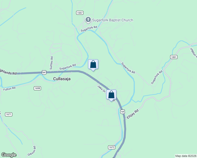 map of restaurants, bars, coffee shops, grocery stores, and more near Stonehouse Drive in Macon County