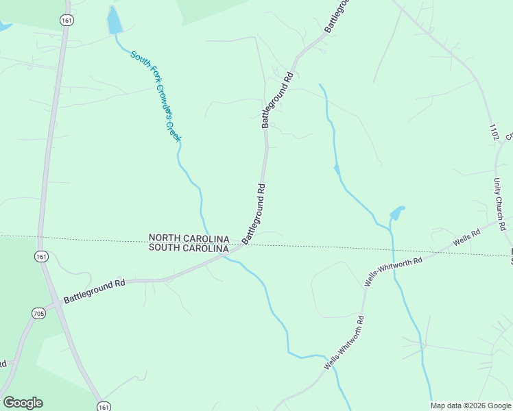 map of restaurants, bars, coffee shops, grocery stores, and more near 5286 Battleground Road in Kings Mountain