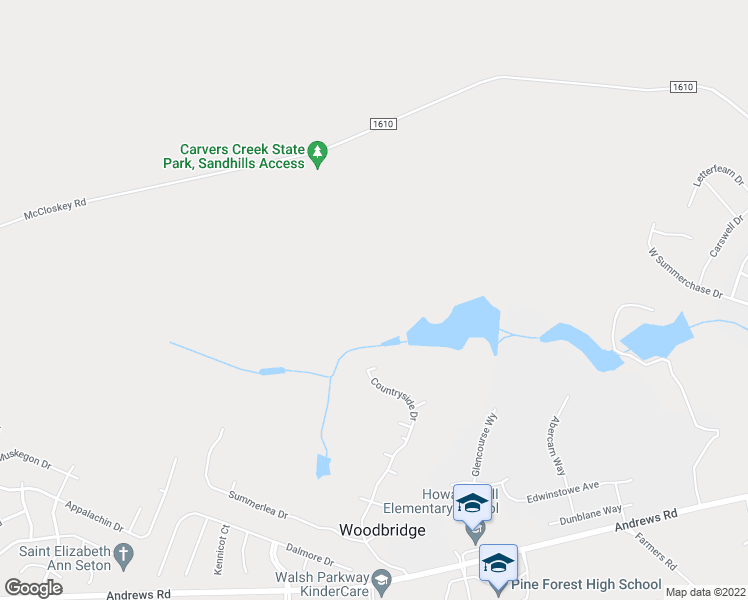 map of restaurants, bars, coffee shops, grocery stores, and more near 1121 McCloskey Road in Fayetteville