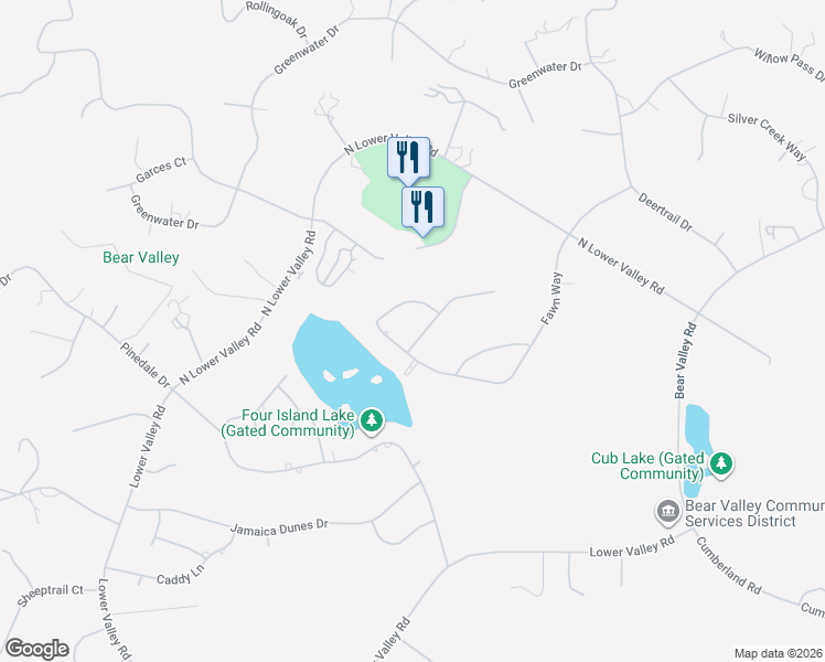 map of restaurants, bars, coffee shops, grocery stores, and more near 23921 Basin Harbor Court in Tehachapi