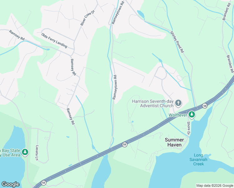 map of restaurants, bars, coffee shops, grocery stores, and more near 6931 Ramseytown Road in Harrison