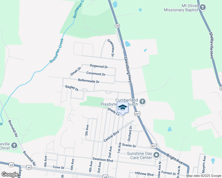 map of restaurants, bars, coffee shops, grocery stores, and more near 1009 Bagley Drive in Fayetteville